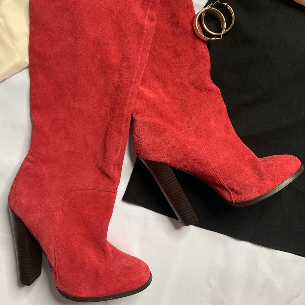Vintage Knee High Suede boots